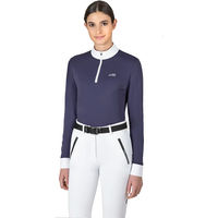 Produktbild von Equiline Casec Turnierpolo mit langen Ärmeln für Damen