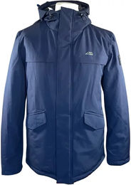 Produktbild von Equiline Cellac Regenjacke für Herren in Blau Größe L wasserdicht