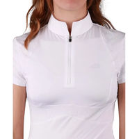 Produktbild von Equiline Cellac Reitturnier-Poloshirt Damen Weiß Größe L