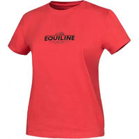 Produktbild von Equiline Cerpy Damen T-Shirt mit Rundhalsausschnitt Rot 2XL