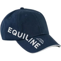 Produktbild von Equiline Charlie Baseballkappe aus Baumwolle Blau Unisex