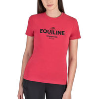 Produktbild von Equiline Chloec Reitshirt Damen Sommer Rot Größe L