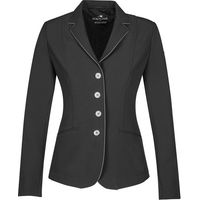 Produktbild von Equiline Christine Turnierjacket Damen Schwarz Größe 42 wasserabweisend