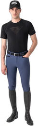 Produktbild von Equiline Cisec Reitshirt für Herren in Schwarz Größe XL/2XL