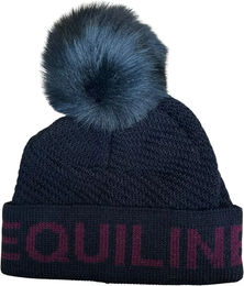 Produktbild von Equiline Claficp Ohrenschützer Strickmütze Schwarz