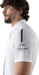 Produktbild von Equiline Cooac Turniershirt Herren Weiß Sommer Reitshirt aus Polyamid Größe XL