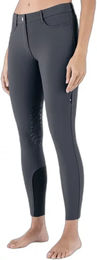 Equiline Cornek Kniegrip Reithose Damen Grau Polyamid Größe 44 IT – Bild 1 von 7
