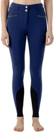 Equiline Crystalef Reithose Damen Full Grip Blau Größe 38 aus Polyamid – Bild 1 von 6