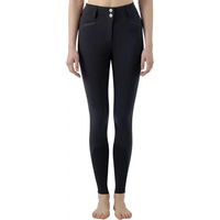 Produktbild von Equiline Crystalef Reithose Damen Full Grip Schwarz Polyamid