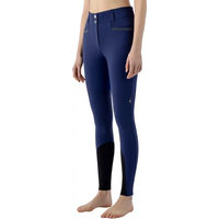 Produktbild von Equiline Crystalek Reithose Damen Full Grip in Lila und Blau Größe 44 IT