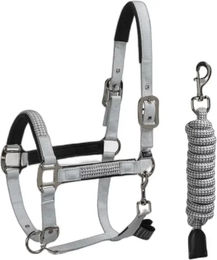 Produktbild von Equiline Cuates Hufseil und Pferdeleine in Grau und Silber