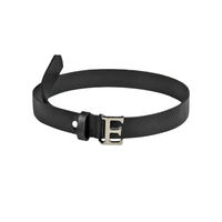 Produktbild von Equiline Damen Ledergürtel Elvine Schwarz mit silberner Schnalle