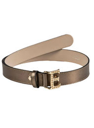 Produktbild von Equiline Damen Ledergürtel Grueg Champagne Beige Gold