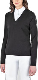 Equiline Damen Pullover Cinoc mit V-Ausschnitt Schwarz Größe XS – Bild 1 von 3