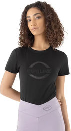 Equiline Damen T-Shirt Eqglimp Schwarz aus Polyester Grösse L – Bild 1 von 1