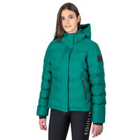 Produktbild von Equiline Damen Thermojacke Cagec Reitjacke Grün wasserabweisend Winter Polyester
