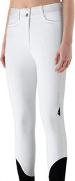 Produktbild von Equiline Damen Turnierhose mit Kniebesatz Weiß Größe 44 IT