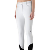 Produktbild von Equiline Damen Turnierhose mit Kniebesatz Weiß Größe 44 IT