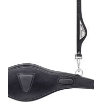 Produktbild von Equiline Dreiteiliges Genickstück aus Leder in Schwarz für Vollblut