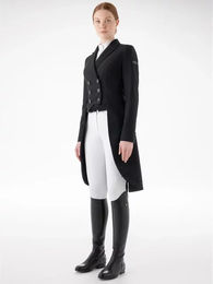 Equiline Dressurfrack Eqzeffiro Damen Schwarz mit Meshgewebe – Bild 1 von 1