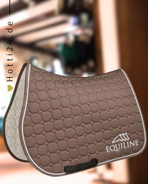 Produktbild von Equiline Dressurschabracke Outline Cappuccino Braun aus Baumwolle