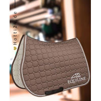 Produktbild von Equiline Dressurschabracke Outline Cappuccino Braun aus Baumwolle