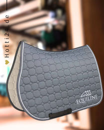 Produktbild von Equiline Dressurschabracke Outline Grey aus Baumwolle in Grau