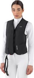 Equiline Eclair Airbagweste Unisex Schwarz Größe S aus Polyester ohne Rückenprotector – Bild 1 von 8
