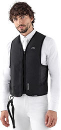 Equiline Eclair Airbagweste Unisex Schwarz XXS aus Polyester ohne Rückenprotector – Bild 1 von 7