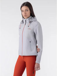 Produktbild von Equiline Efrida Reitjacke für Damen mit Kapuze wasserdicht Grau Größe S