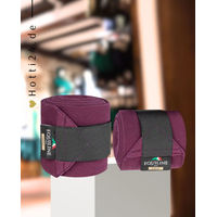 Produktbild von Equiline Ekire Gamaschen Fleece 2er Set Plum Lila