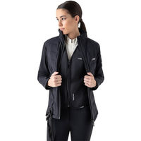 Produktbild von Equiline Entrec Reitjacke für Kinder in Schwarz XS Airbag kompatibel