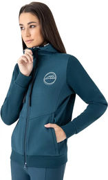 Equiline Eolis Reitjacke Damen Full Zip winddicht Blau Petrol XS – Bild 1 von 1