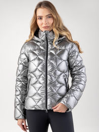 Produktbild von Equiline EQ Gasic Damen Winterjacke Silber
