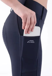 Produktbild von Equiline Eqaref Turnierlegging für Kinder mit Vollgriff in Blau