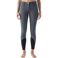 Produktbild von Equiline Eqash Reithose Damen mit Mid Grip aus Baumwolle Grau Größe 38