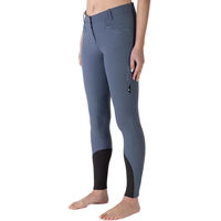 Produktbild von Equiline Eqash Reithose Damen mit Mid Grip und Strass in Blau Größe 44