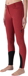 Equiline Eqash Reithose Damen mit Mid Grip und Strass in Rot – Bild 1 von 1
