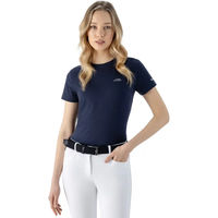 Produktbild von Equiline Eqberek Reitshirt Damen Blau Baumwolle XL