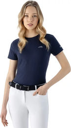 Equiline Eqberek Reitshirt Damen Blau Baumwolle XXS – Bild 1 von 3