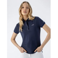 Produktbild von Equiline Eqcartik Reitshirt Damen Blau Baumwolle XXS