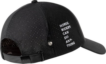 Equiline Eqcastel Baseball Cap Schwarz – Bild 1 von 2