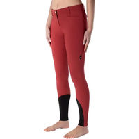 Produktbild von Equiline Eqcedar Reithose Damen Full Grip in Rot aus Baumwolle und Polyester Größe 38