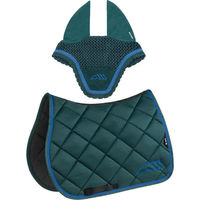 Produktbild von Equiline Eqchroma Sattelset mit Schabracke und Fliegenhaube aus Polyester