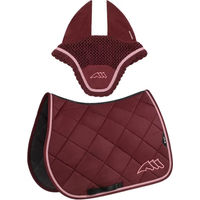 Produktbild von Equiline Eqchroma Sattelset mit Schabracke und Fliegenhaube aus Polyester