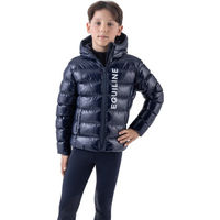 Produktbild von Equiline EQCIUM wattierte Jacke für Kinder in Blau Größe 158/170