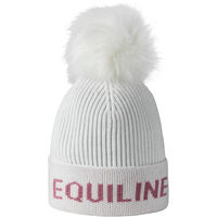 Produktbild von Equiline EQCLAPO Strickmütze mit Bommel für Kinder in Weiß