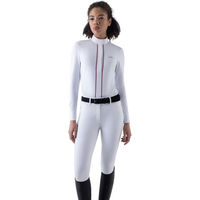 Produktbild von Equiline EQCOLO Langarm Turniershirt Damen Weiß Größe S