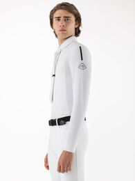 Produktbild von Equiline Eqcolorg 261 Turniershirt für Herren in Weiß