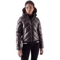 Produktbild von Equiline EQCOMB glänzend wattierte Jacke Damen Coffee Bean Größe L